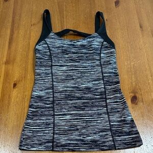 Victoria's Secret Black and Gray Tank Top